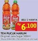 Promo Harga Teh Pucuk Harum Minuman Teh Jasmine, Less Sugar 500 ml - Alfamidi