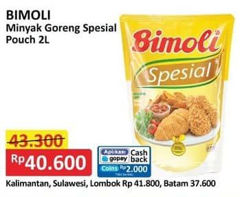 Promo Harga Bimoli Minyak Goreng Spesial 2000 ml - Alfamart