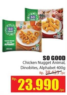 Promo Harga So Good Chicken Nugget Alphabet/ Animal/ Dino Bites  - Hari Hari