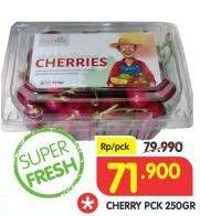 Promo Harga Cherry Import 250 gr - Superindo