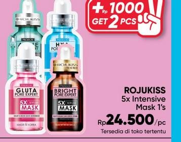 Promo Harga Rojukiss Pore Expert 5X Serum Mask 1 sheet - Guardian