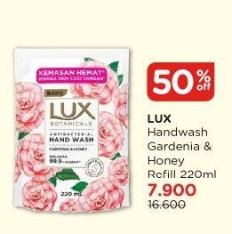 Promo Harga LUX Botanicals Antibacterial Hand Wash Gardenia Honey 220 ml - Watsons