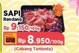 Promo Harga Daging Rendang Sapi per 100 gr - Yogya