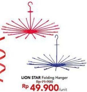 Promo Harga LION STAR Folding Hanger  - Carrefour