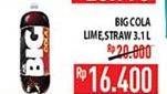 Promo Harga AJE BIG COLA Minuman Soda Strawberry 3100 ml - Hypermart