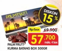Promo Harga PALM FRUIT Kurma 500 gr - Superindo