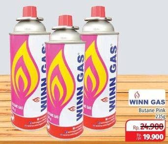 Promo Harga WINN GAS Tabung Gas Pink 235 gr - Lotte Grosir