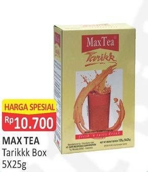 Promo Harga Max Tea Minuman Teh Bubuk 5 pcs - Alfamart