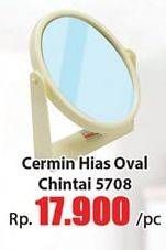 Promo Harga GREEN LEAF Cermin Hias Oval Chintai  - Hari Hari