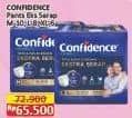 Promo Harga Confidence Adult Pants Slim & Fit Extra Absorb M10, L8, XL6 6 pcs - Alfamart