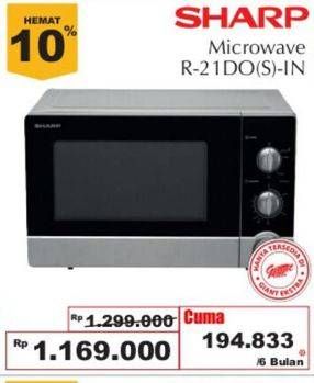 Promo Harga SHARP R-21DO | Microwave  - Giant