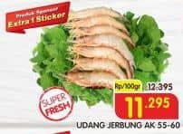 Promo Harga Udang Jerbung AK 55-60 per 100 gr - Superindo