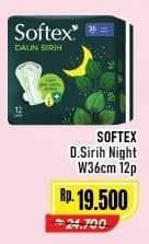 Promo Harga Softex Daun Sirih 36cm 12 pcs - Alfamart
