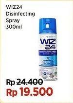Promo Harga Wiz 24 Disinfectant Spray Surface & Air 300 ml - Indomaret