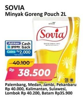 Promo Harga Sovia Minyak Goreng 2000 ml - Alfamart