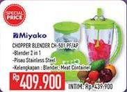 Promo Harga MIYAKO CH-501 Chopper Blender PF, AP  - Hypermart