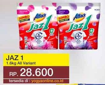 Promo Harga Attack Jaz1 Detergent Powder All Variants 1700 gr - Yogya