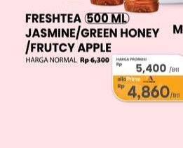 Promo Harga Frestea Minuman Teh Green Honey 500 ml - Carrefour