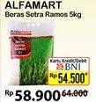 Promo Harga Alfamart Beras Setra Ramos 5 kg - Alfamart