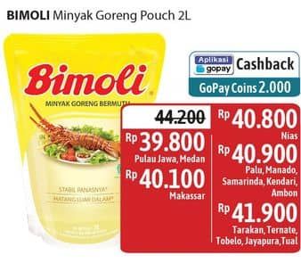 Promo Harga Bimoli Minyak Goreng 2000 ml - Alfamidi