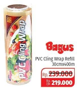 Promo Harga BAGUS PVC Cling Wrap 30cm X 400m  - Lotte Grosir