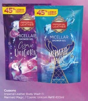 Promo Harga CUSSONS IMPERIAL LEATHER Body Wash Mermaid Magic, Cosmic Unicorn 400 ml - TIP TOP