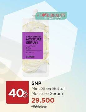 Promo Harga SNP Mini Moisture Petal Toner, Shea Butter Moisture Serum  - Watsons