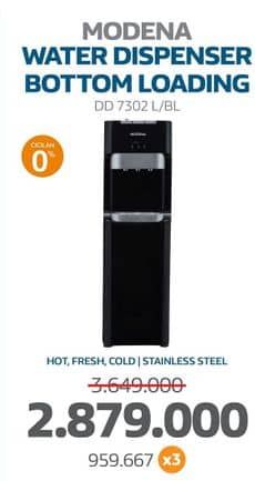 Promo Harga Modena Water Dispenser DD 7302 L  - Electronic City