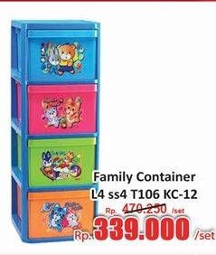 Promo Harga Lion Star Family Container L4  - Hari Hari
