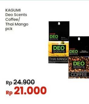 Promo Harga Kagumi Deo Scents Coffee, Thai Mango  - Indomaret