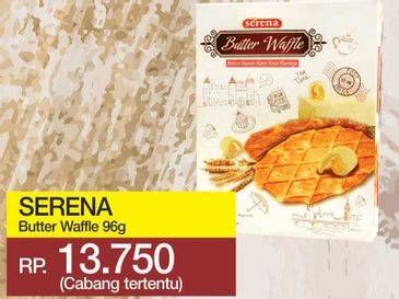 Promo Harga SERENA Butter Waffle 96 gr - Yogya