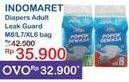 Promo Harga Indomaret Diapers Adult L7, M8, XL6 6 pcs - Indomaret