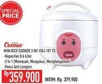 Promo Harga COSMOS CRJ 101 | Rice Cooker TS  - Hypermart