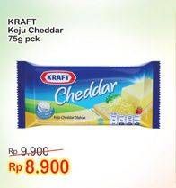 Promo Harga KRAFT Cheese Cheddar 75 gr - Indomaret