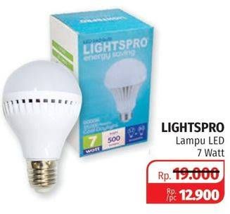 Promo Harga LIGHTSPRO Lampu LED Bulb 7 Watt  - Lotte Grosir