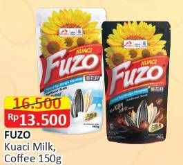 Promo Harga FUZO Kuaci Coffee, Milk 150 gr - Alfamart