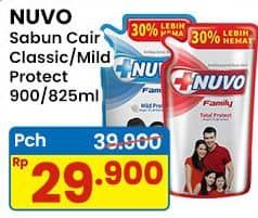 Promo Harga Nuvo Body Wash Classic, Mild Protect 825 ml - Indomaret