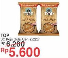 Promo Harga TOP COFFEE Gula Aren per 9 sachet 22 gr - Yogya