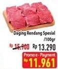 Promo Harga Daging Rendang Sapi Spesial per 100 gr - Hypermart