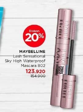 Promo Harga Maybelline Lash Sensational Mascara  - Watsons