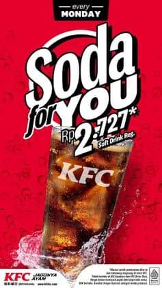 Promo Harga Soda for you  - KFC