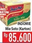 Promo Harga INDOMIE Mi Kuah Soto Mie per 40 pcs 70 gr - Hypermart