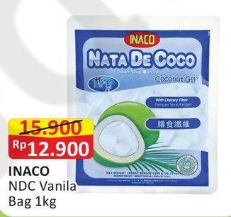 Promo Harga INACO Nata De Coco Vanila 1 kg - Alfamart