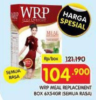 Promo Harga WRP Lose Weight Meal Replacement All Variants 324 gr - Superindo