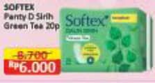 Promo Harga Softex Pantyliner Daun Sirih Green Tea Regular 20 pcs - Alfamart
