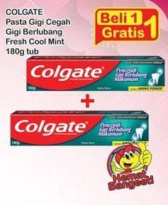 Promo Harga COLGATE Toothpaste Fresh Cool Mint 180 gr - Indomaret