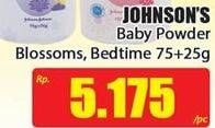 Promo Harga JOHNSONS Baby Powder Blossom, BedTime 100 gr - Hari Hari