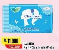 Promo Harga Laurier Pantyliner Cleanfresh NonPerfumed 40 pcs - Alfamart
