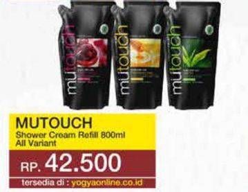 Promo Harga Mutouch Shower Cream All Variants 800 ml - Yogya