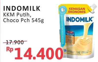 Promo Harga Indomilk Susu Kental Manis Plain, Cokelat 545 gr - Alfamidi